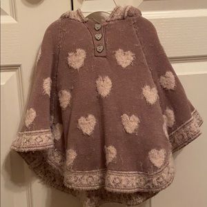 Girls size 4t poncho
